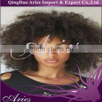12" Short Black Rhapsody Curly wave SYNTHETIC Women Afro Lace front Wig Hair