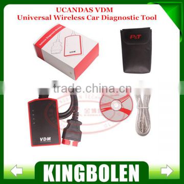 2014 New Arrival Orignial Wireless Universal Car Diagnostic Tool UCANDAS VDM Update Online Auto Scanner VDM