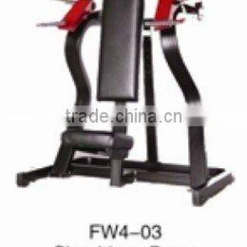 shoulder press plate loaded machine fitness equipment