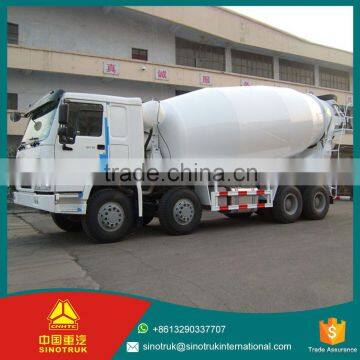 HW15710 10 forward and 2 reverse 8X4 concrete mixer truck for sale / mini truck concrete mixer