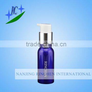 100ml blue lotion bottle with pump