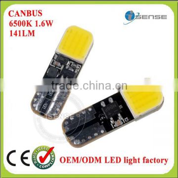 Guangzhou car accessories auto parts car led light T10 W5W 501 168 194 COB plasma LED lamp bulbs light