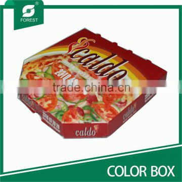 FULL PRINTED COLOR PAPER PIZZA BOX WITH VARNISHING