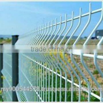 Welded wire mesh fence,wire mesh fence,PVC Coated V Pressed Fence