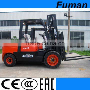 CPCD40FR 4ton diesel wheel forklift truck for sale