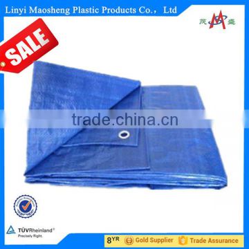 Finshed ready made PE tarpaulin blue/orange for Iraq,Joddar market 26kgs