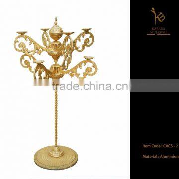 Vintage Aluminium Candle Stand_CACS -2