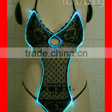 TC-044 LED light up lingerie, sexy bra with LED fairy light