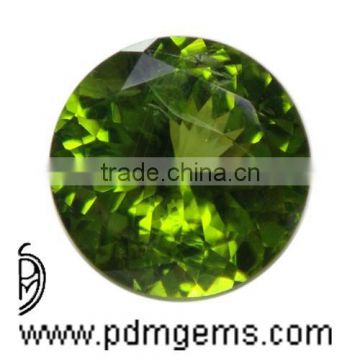 Peridot Round Cut Faceted For Necklaces From Wholesaler
