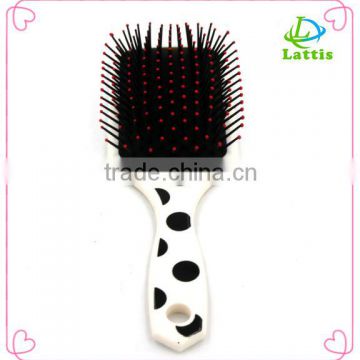 Hot Women Hairbrush Professional Heathy Paddle Cushion spotted Hair Brush