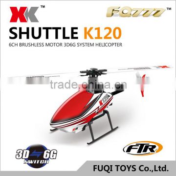 XK BLASH K120 6CH 3D6G SYSTEM R/C HELICOPTER FTR FUTABA