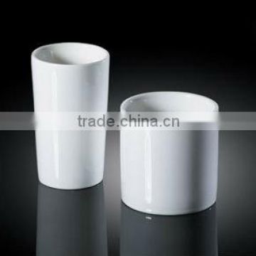 H7601 factory chaozhou fine porcelain white color glazed porcelain cup