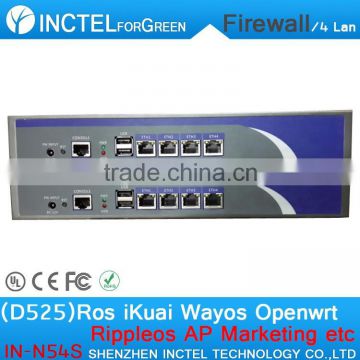 1U BAS Firewall Which Supports Dual Power Supply Dual Fan Industrial Network Appliance Hardware Router CNC