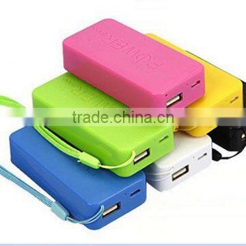 OEM color Perfume keychain mini power bank 5200mAh