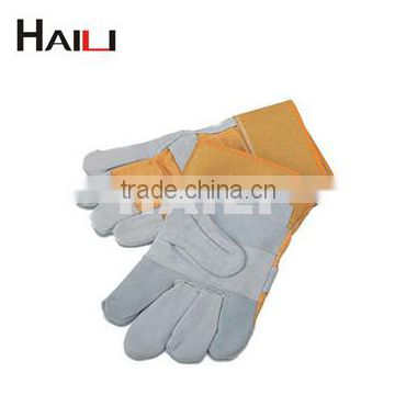 Safety Gloves,Cow Split Leather Work Glove,Leather Welding Gloves HL4014