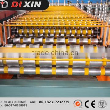 South Africa Double Deck Roof Tile Roll Forming Machine For Production Line