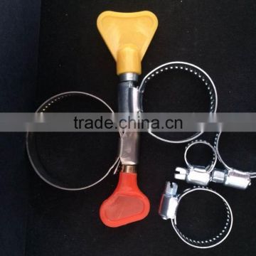 high quality 12mm Germany non-standard bufferfly double bolt hose clamps T clamps