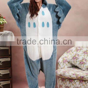 flannel cartoon adult animal jumpsuit animal pajamas jumpsuit owl design