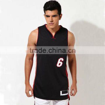 Custom male best basketball jersey design