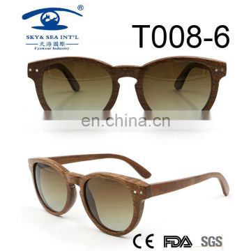2017 fashionable wholesale sapele wooden sunglasses