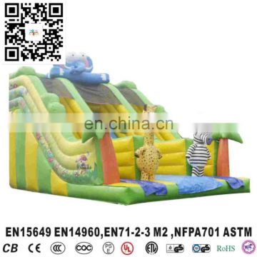Popular animal world inflatable slide for sale for children