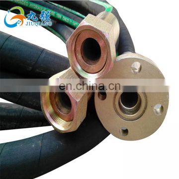 1/2 inch 1" high pressure wire braided mechanical equipment oil rubber hose hydraulic hose