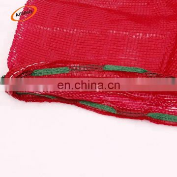 50kg poly mesh bags for for fruits vegetables packing