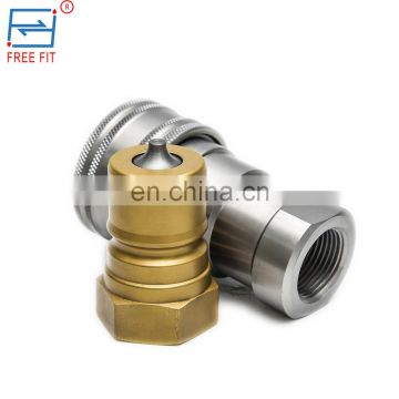 3/8'' pyramidal face quick release disconnector with durable-ball-locking mechanism Steel plug