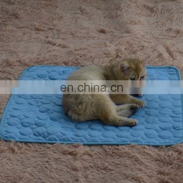 Pet Summer Cooling Mat Washable Cooling Mat Breathable Dog Beds Mats Pet Ice Cool Cold Silk Moisture Mattress Cushion