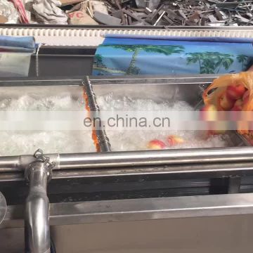 Wide Application Fruit and Vegetable Cleaning Washing Machine By Air Bubble for Singapore Market
