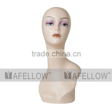 Plastic head Female Head Mannequin Realistic head Cheap Model H1097