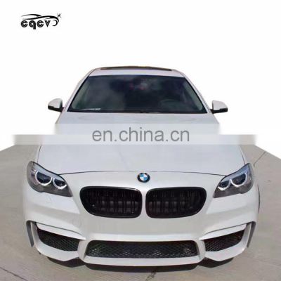 High quality M5 style body kit for BMW 5 series f10 f18  car bumper rear bumper side skirts for BMW F10 plastic material