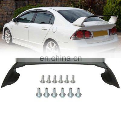 Changzhou Honghang Factory Automotive Exterior Parts Spoiler, ABS Rear Trunk Wing Spoiler For Honda Civic 2012-2015