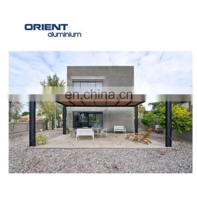 Modern waterproof louver roof system kits  structures  for garden aluminium gazebo outdoor