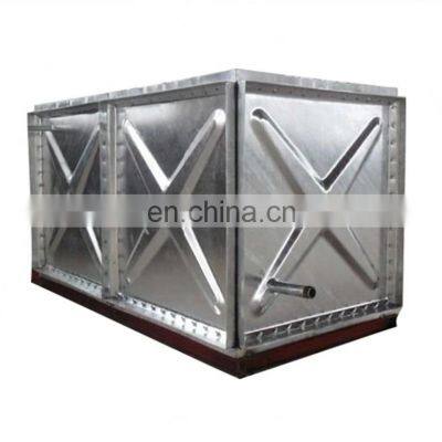 Factory Direct Sales Fire Stainless Steel Water Tank 304 Combination Galvanized Steel Water Tank