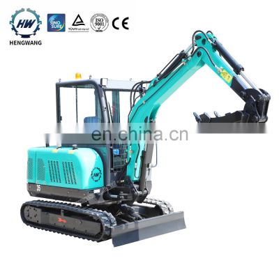 Digging Machine 3 ton 3.5ton Hydraulic Micro Crawler Mini Excavator For Utility Installation