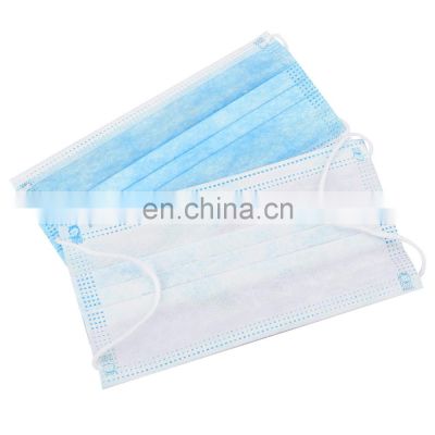 Non woven 3ply face mask with earloop disposable medical mask