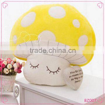 Cartoon lovely vegetable mushroom pillow creative design pillow