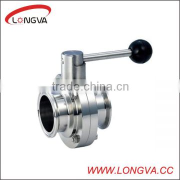 food grade stainless steel butterfly valve