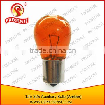 S25 12V 21W Single Filament Auxiliary Halogen Bulb