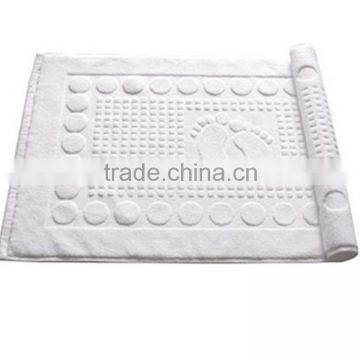 Cotton White High Quality thin bath mat