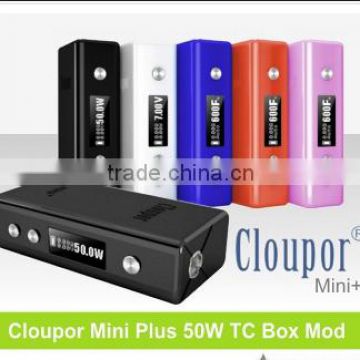 Cloupor mini plus 50w !!!Cloupor mini plus 50w TC box mod in 5 colors