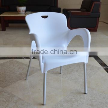 PP Back&Seat and Al legs Blow Mold Folding Chair