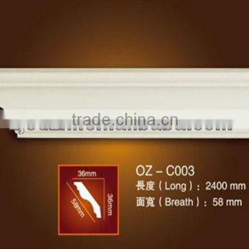 High quality pu decorative cornice for home decoration from China manufactory
