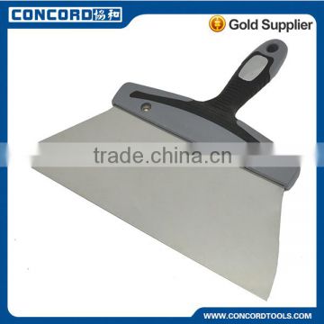 200mm Stainless Steel Taping Knife with Soft Grip, Drywall Taping Tools