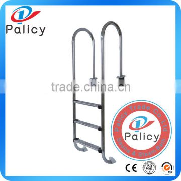 Swimming Pool SS304 3 steps pool ladder with safety rail