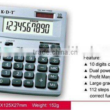 10 digits 112 steps check and correct function tax calculator KT-100V