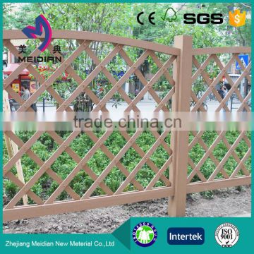Anti-uv wood plastic composite fence panel