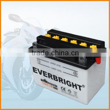 Provide motorcycle start use 12v sla dry charged pp cover battery manufacture factory