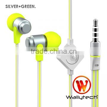 Wallytech WHF-116 Stere Headphones with Microphone & On/Off Remote